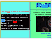Tablet Screenshot of healingtv.org